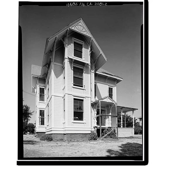 Historic Print, Crooks House, 285 West G Street, Benicia, Solano County, CA - 2, 16" x 20"