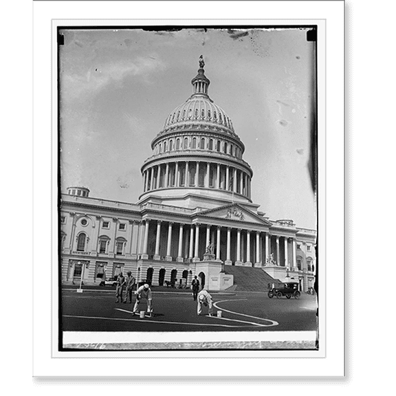 Historic Print, Crossword puzzle at Capitol traffic signs, 9/28/25, 18" x 24"