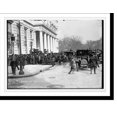 Historic Print, Crowd at Plaza Hotel opposite Vanderbilt House, New