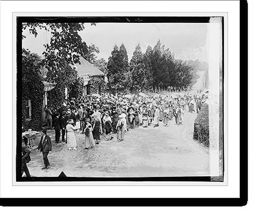 Historic Print, Crowds at Mt. Vernon, 16" x 20"