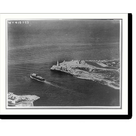 Historic Print, [Cuba - Morro Castle, far view], 16" x 20"