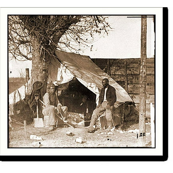 Historic Print, Culpeper Va. Contrabands, 16" x 20"
