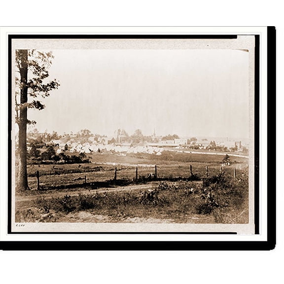 Historic Print, Culpeper Virginia August 1862, 16" x 20"
