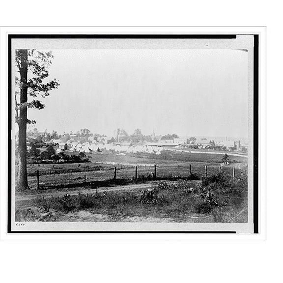 Historic Print, Culpeper, Virginia, August 1862, 16" x 20"