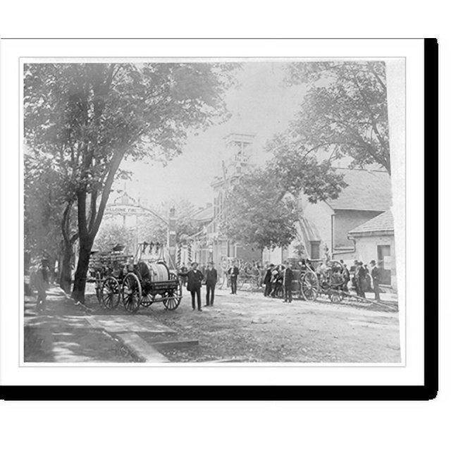 Historic Print, Cumberland Fire Company, Carlisle, Pa. Firemen's