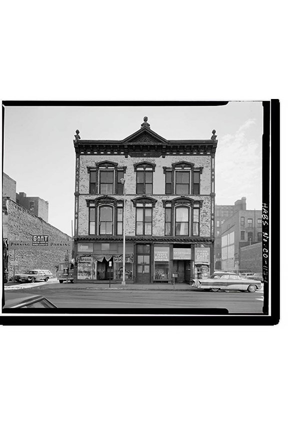 Historic Print, Curtis-Clarke Block, 1634 Larimer Street, Denver, Denver County, CO, 18" x 24"