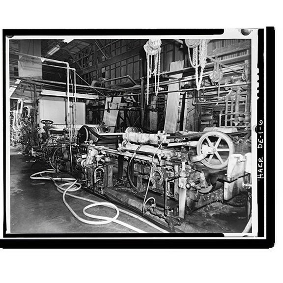 Historic Print, Curtis Paper Mill, Route 72, Newark, New Castle County, DE - 6, 16" x 20"