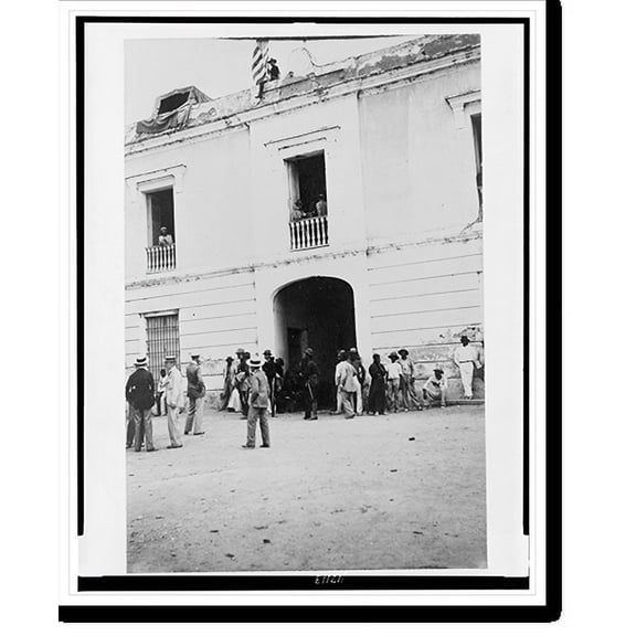 Historic Print, Custom House, Port Ponce, 16" x 20"