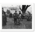 thumbnail image 1 of Historic Print, [D.C. Wash. - White House - Negro boy holding hand of small white girl during Easter egg roll], 16" x 20", 1 of 3