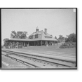 thumbnail image 1 of Historic Print, D. & H.R.R. [Delaware & Hudson Railroad] station, Hotel Champlain, N.Y., 16" x 20", 1 of 3