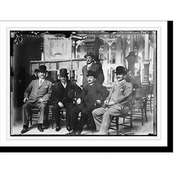 Historic Print, D.H. Ralston, T. Woodruff, C. Betz, E.A. Ebbets, M.J. Dady, 18" x 24"