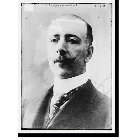 Historic Print, D.N. Javier-Figueroa, 18" x 24"