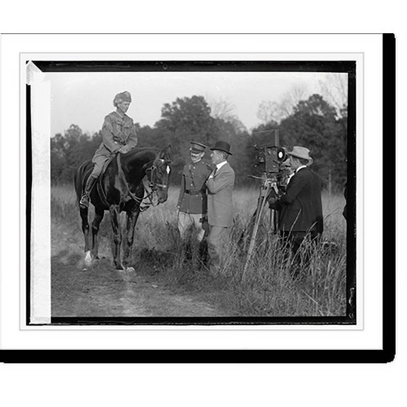 Historic Print, D.W. Griffith on location, 10/31/23 - 2, 16" x 20"