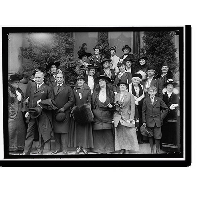 Historic Print, DAUGHTERS OF AMERICAN REVOLUTION. GROUP BEFORE D.A.R