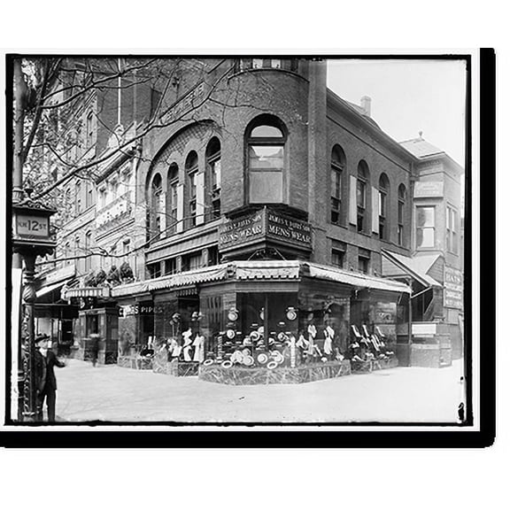 Historic Print, DAVIS, JAMES STORE, 12TH STREET, 18" x 24"