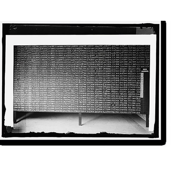 Historic Print, DRAFT WORLD WAR. DRAFT BOARD, 16" x 20"