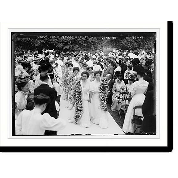 Historic Print, Daisy Chain - Vassar Graduation, June '08, 18" x 24"