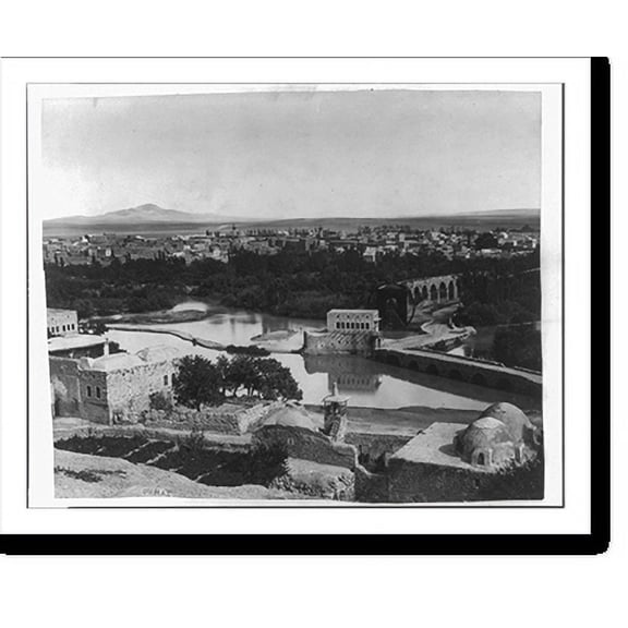Historic Print, Damascus, Syria, 18" x 24"