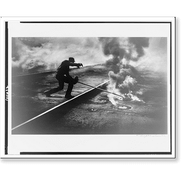 Historic Print, Dance of the flaming coke, Pittsburgh, 1955.W. Eugene Smith., 16" x 20"