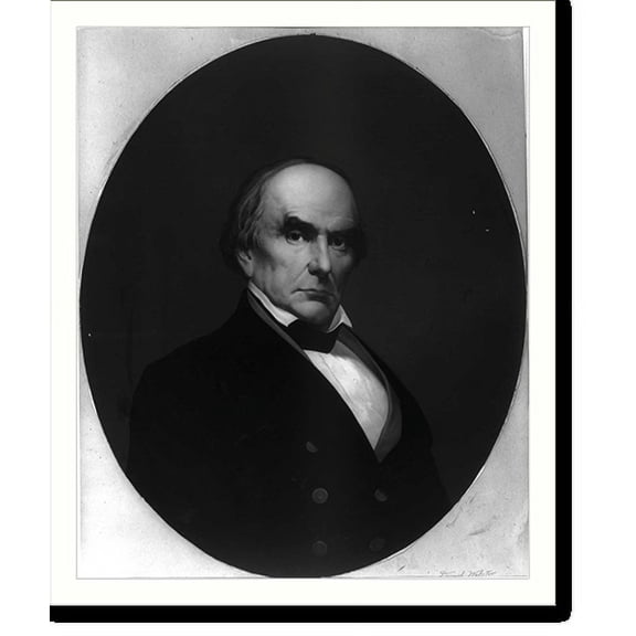 Historic Print, Daniel Webster [written in pencil], 16" x 20"