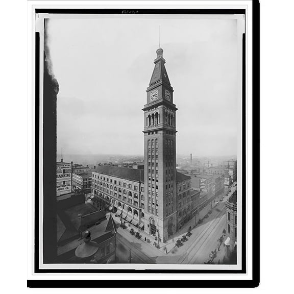 Historic Print, Daniels & Fisher Tower, Denver, Colorado, 16" x 20"