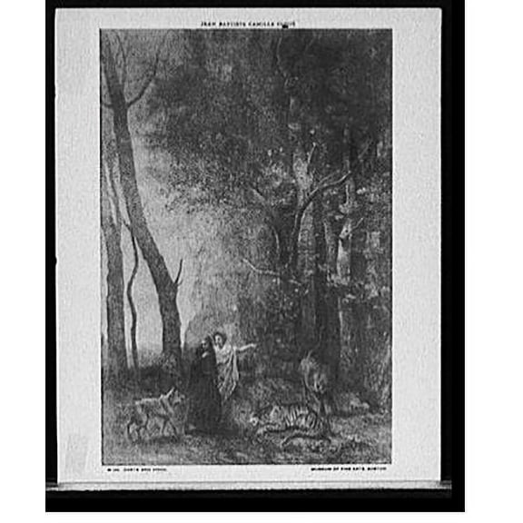 Historic Print, Dante and Virgil, 16" x 20"