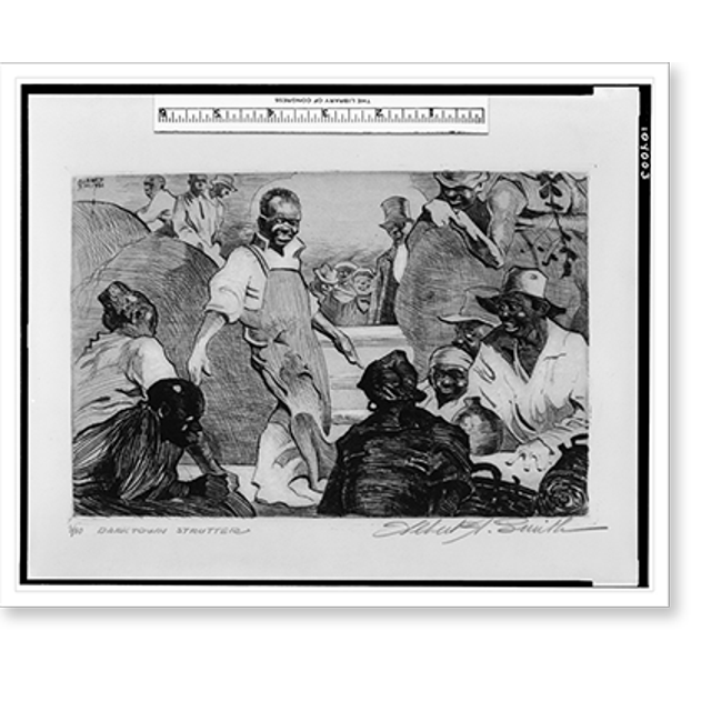 Historic Print, Darktown strutter.Albert Smith., 16" x 20"