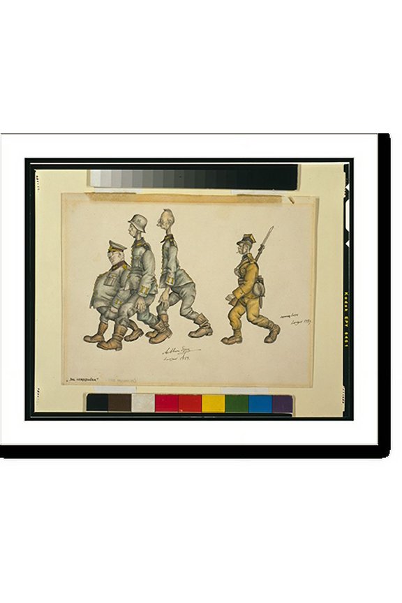 Historic Print, Das Herrenvolk.Arthur Szyk, London, 1939. - 2, 18" x 24"