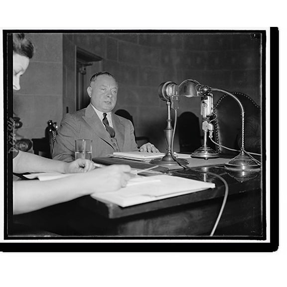 Historic Print, David Sarnoff, Pres. of RCA & Chairman of the Board, NBC, N.Y., 18" x 24"