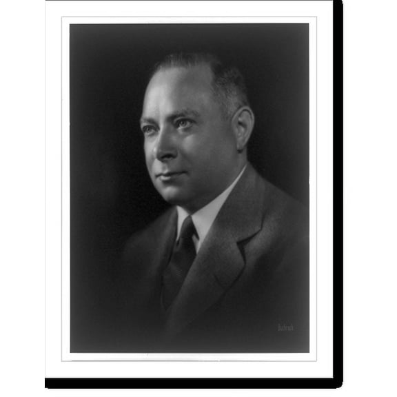 Historic Print, [David Sarnoff, President, Radio Corp. of America, head-and-shoulders portrait, facing left], 18" x 24"