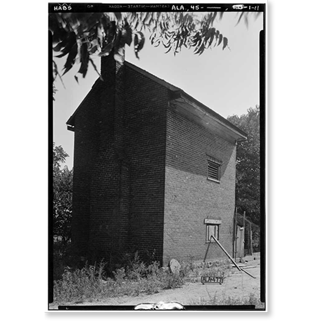 Historic Print, David Wade House, Bob Wade Lane, Huntsville, Madison