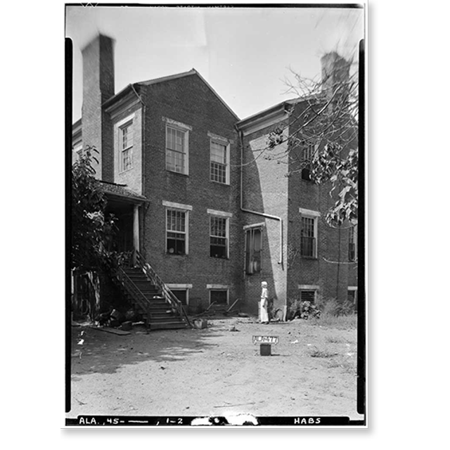 Historic Print, David Wade House, Bob Wade Lane, Huntsville, Madison
