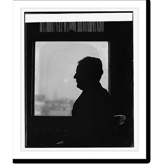 Historic Print, Davis, Jas. J., silhouette, 18" x 24"