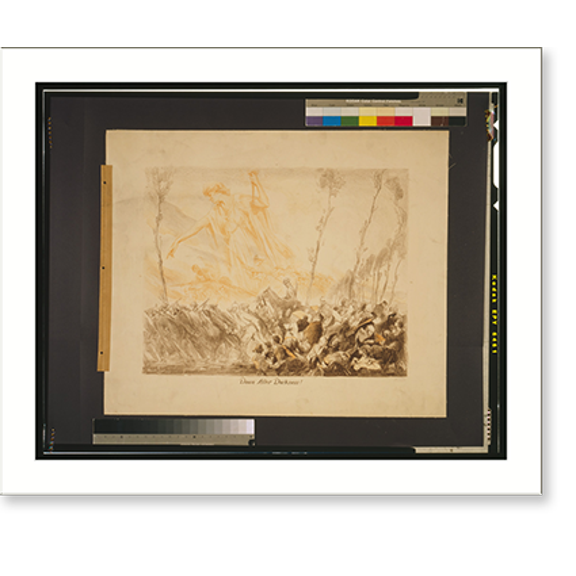 Historic Print, Dawn after darkness!.Alex. O. Levy., 16" x 20"