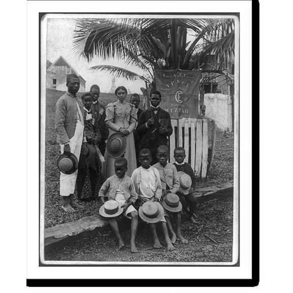 Historic Print, Day's Mission, Liberia - 3, 18" x 24"