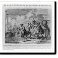 thumbnail image 1 of Historic Print, De man in't hembd, of de gefnuikte hoogmoed, 16" x 20", 1 of 3