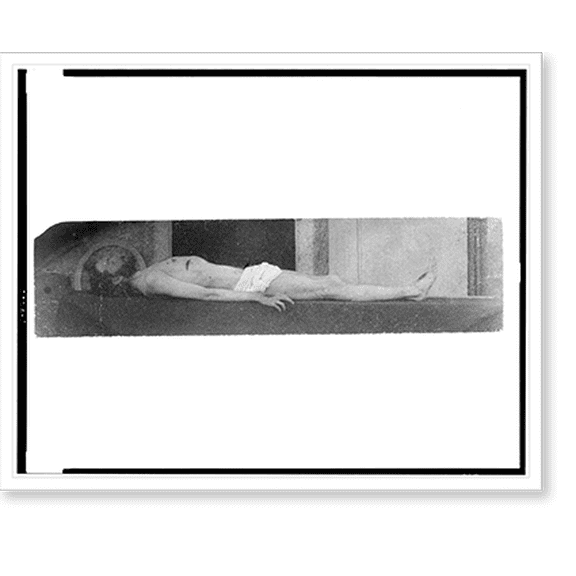 Historic Print, [Dead Christ with halo], 16" x 20"