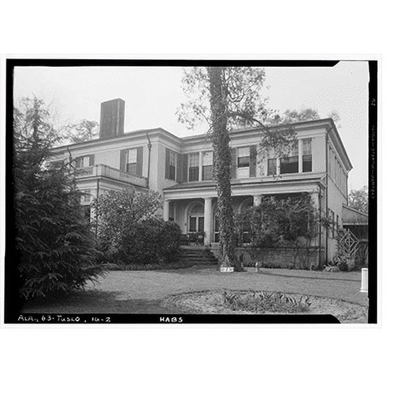 Historic Print, Dearing-Bagby House, 421 Queen City Avenue, Tuscaloosa, Tuscaloosa County, AL - 2, 16" x 20"
