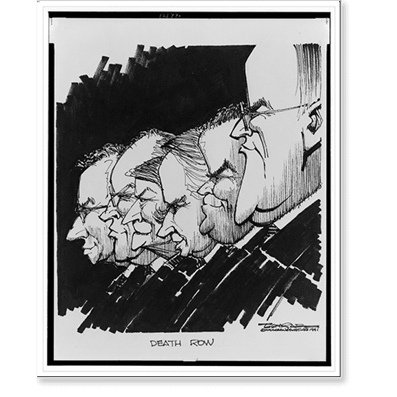 Historic Print, Death row, 18" x 24"