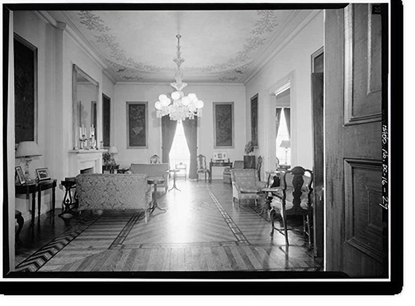 Historic Print, Decatur House, National Trust for Historic Preservation