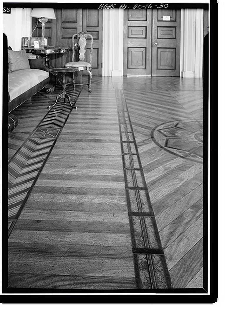 Historic Print, Decatur House, National Trust for Historic Preservation