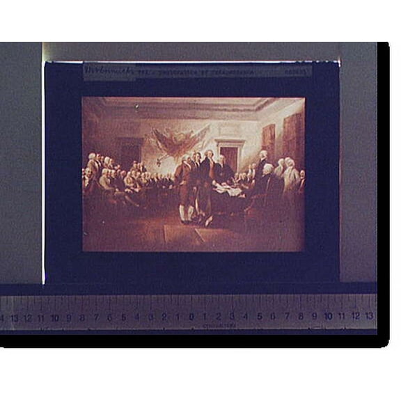 Historic Print, Declaration of Independence - 2, 16" x 20"