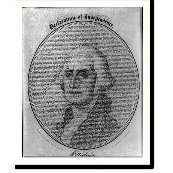 Historic Print, Declaration of Independence - 3, 18" x 24"