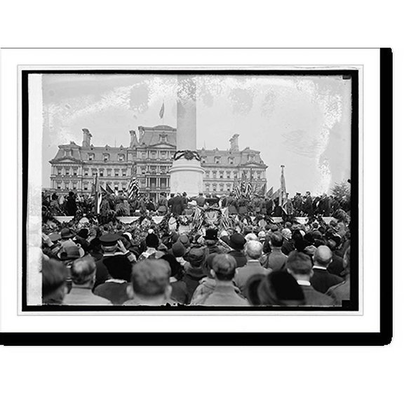 Historic Print, Dedication of 1st Div. A.E.F. monument, [10/4/24] - 3, 18" x 24"