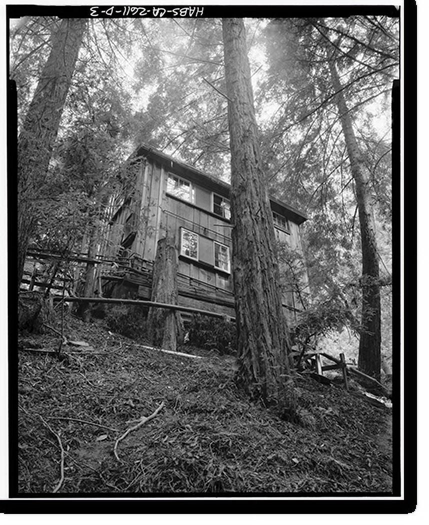 Historic Print, Deetjen's Big Sur Inn, Champagne Building, East Side of