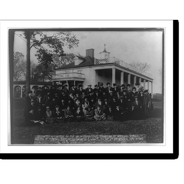 Historic Print, Delegates and visitors to the 1st International