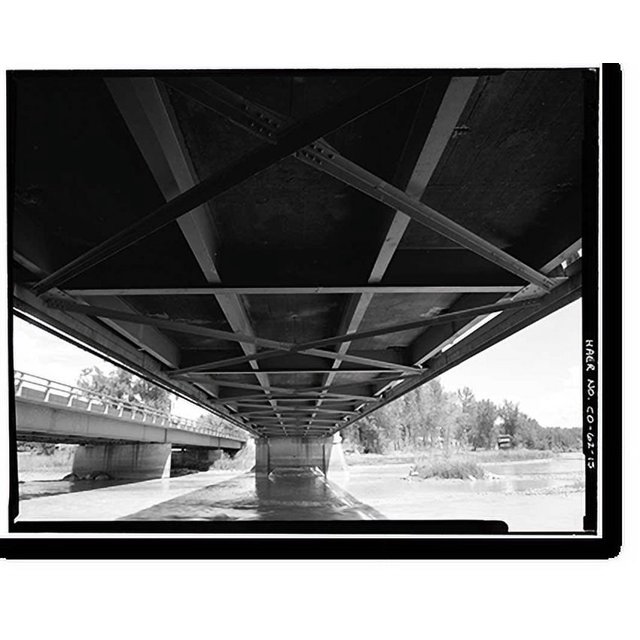 Historic Print, Delta Bridge, Spanning Gunnison River on U.S. 50, Delta