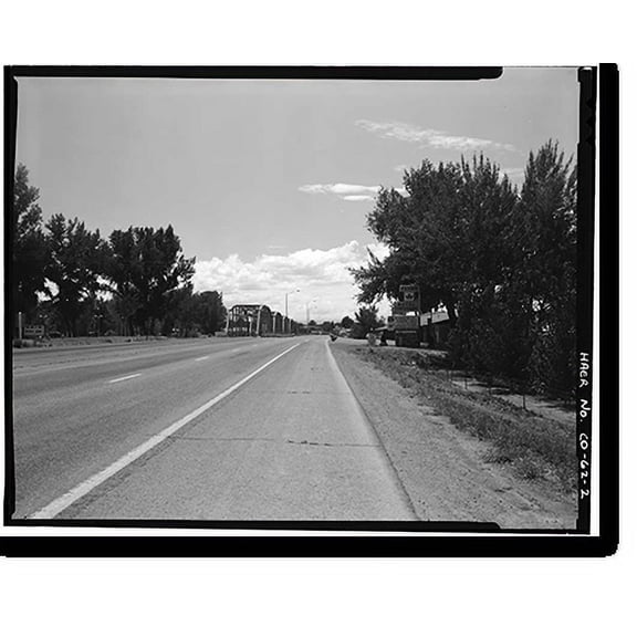 Historic Print, Delta Bridge, Spanning Gunnison River on U.S. 50, Delta, Delta County, CO - 2, 18" x 24"