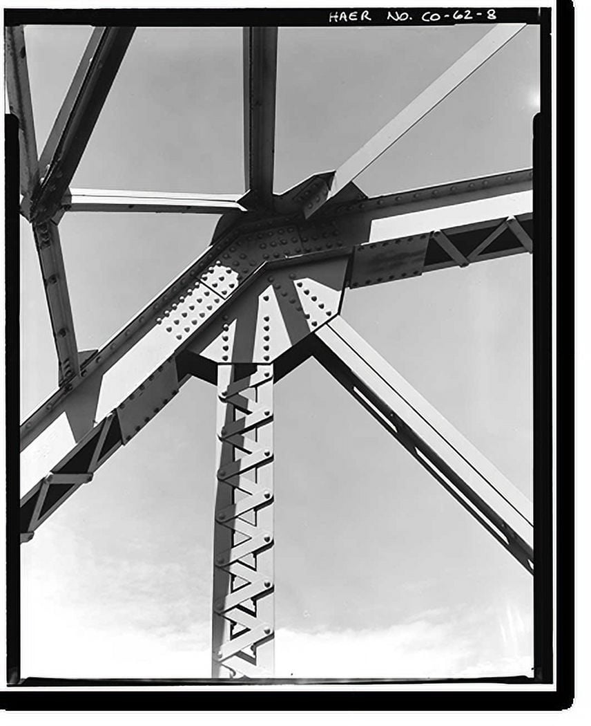 Historic Print, Delta Bridge, Spanning Gunnison River on U.S. 50, Delta