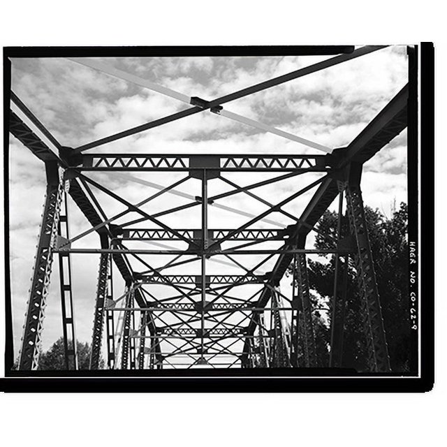 Historic Print, Delta Bridge, Spanning Gunnison River on U.S. 50, Delta